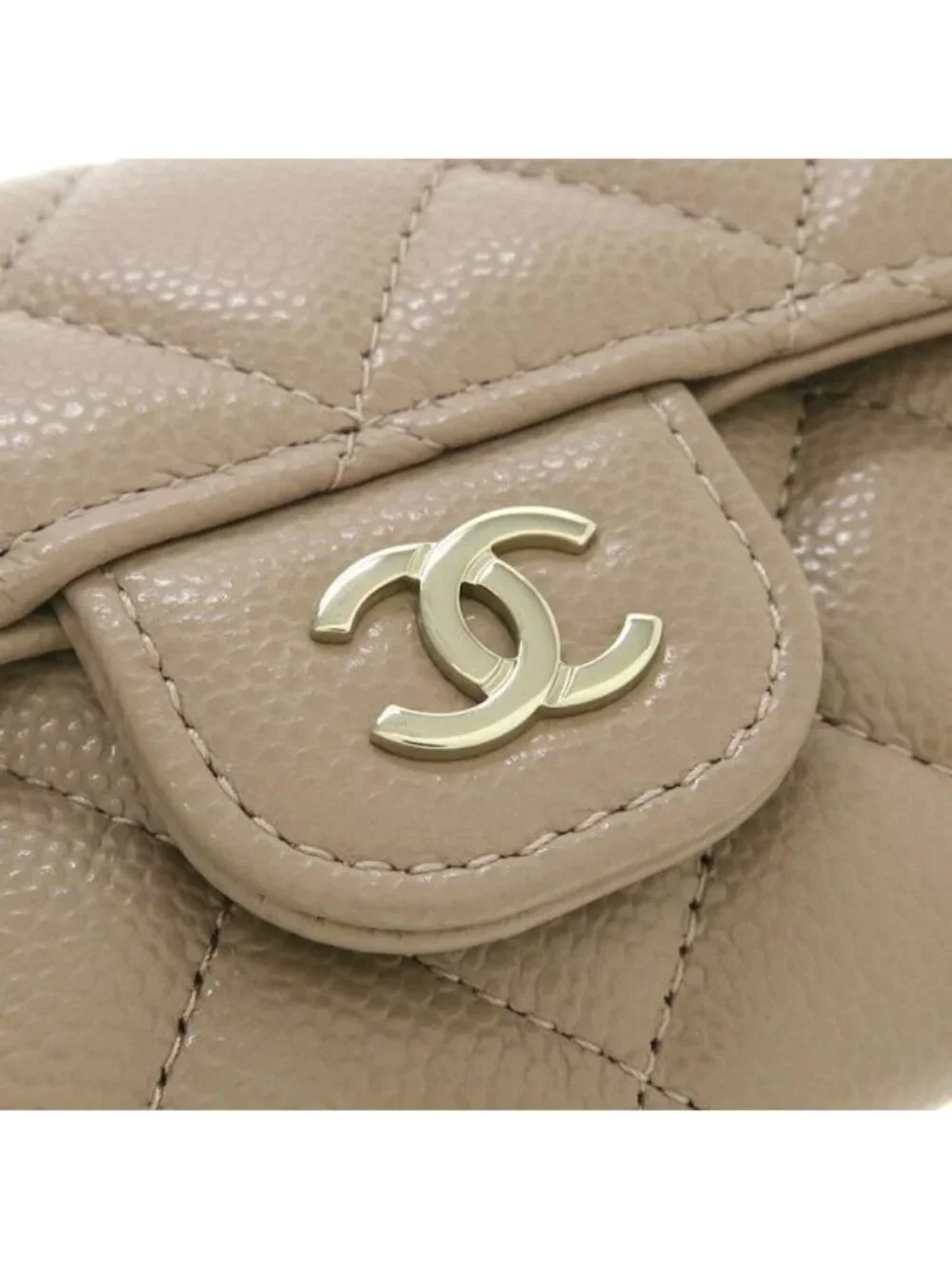 Chanel Caviar Quilted Card Case